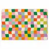 Vierkanten - Kleurrijk - Golvend Placemat vinyl groot -zzsfeer1_Kitchenyeah-website