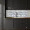 Glimmende - Muur - Stenen keuken achterwand 2 middel 871 -sfeer1