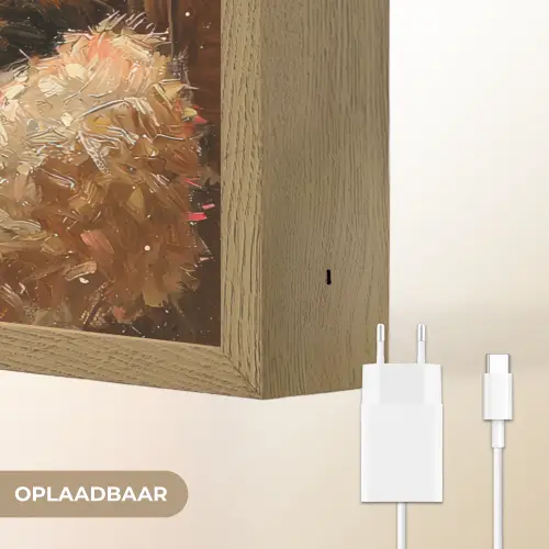 Kat - Kerst - Winter - Dier Light Box met batterij (Wandlamp) middel -USP_websiteoplaadbaarNL