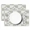 Lichtgrijs - Wit - Vierkant - Rond Placemat vinyl groot 368 -zzsfeer2_Kitchenyeah-website
