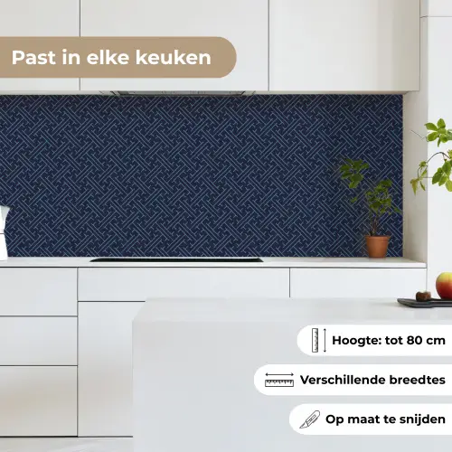 Japans - Patronen - Geometrie keuken achterwand 2 middel 871 -sfeer4_NL