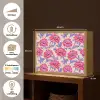 Bloemen - Patroon - Meerkleurig Light Box met batterij (Wandlamp) middel 907 -USP_websiteoverzichtNL