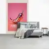 Disco - Peper - Roze fotobehang vinyl groot -slaapkamer
