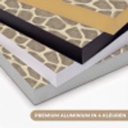Giraf - Patroon - Beige - Bruin Textielframe zwart klein 947 -USP_kleurenNL