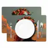 Vrouw - Kroon - Tomaat - Bascilicum - Zonnebril Placemat vinyl groot -zzsfeer2_Kitchenyeah-website