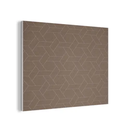 Bruin - Roze - Patroon PET vilt klein 837 -3d