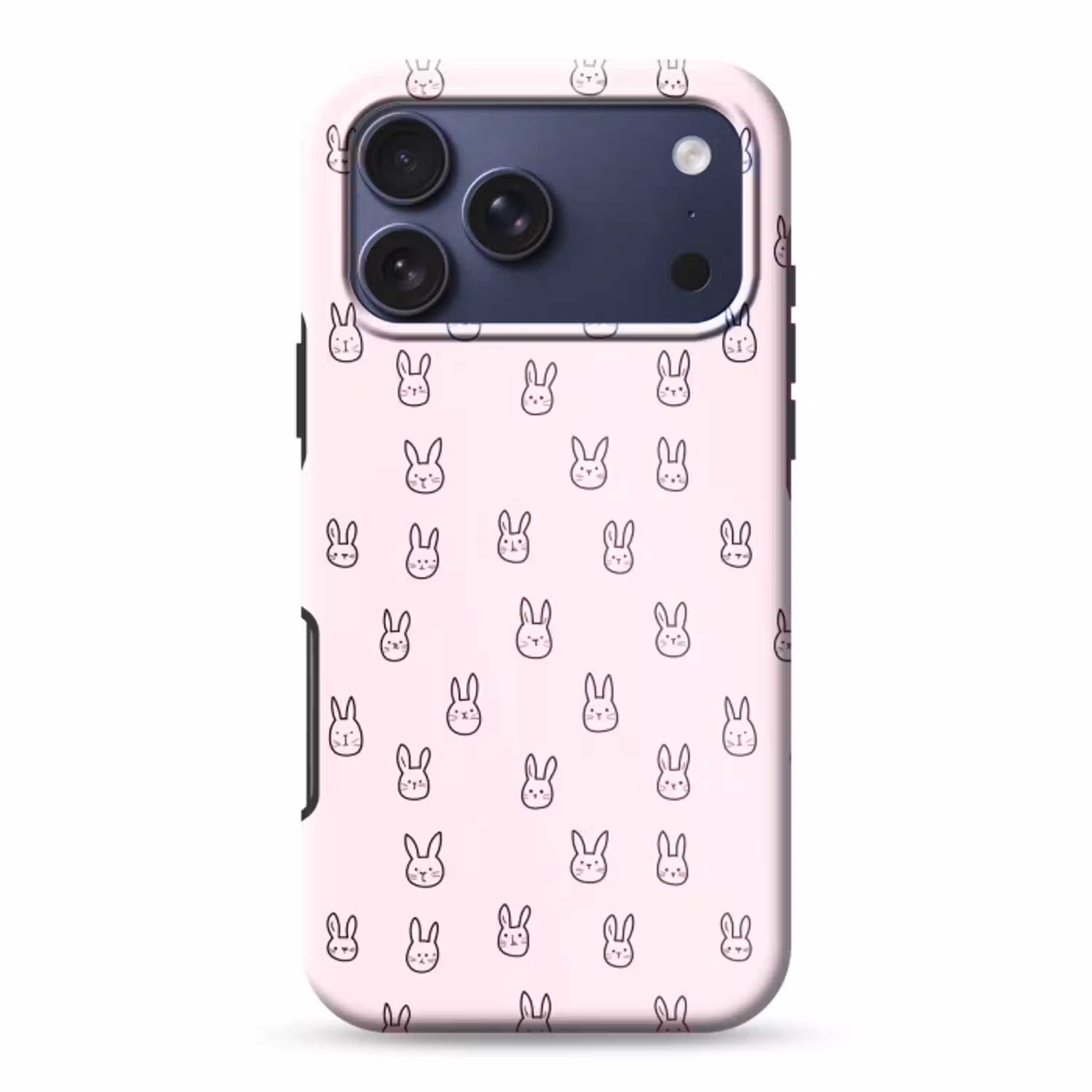 Konijnen - Minimalistisch - Roze Toughcase MagSafe Apple iPhone 17 Pro Max klein 1019 -3d