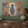 Graffiti - Jongen - Kleuren - Kunst - Street Art PET vilt klein -sfeer2
