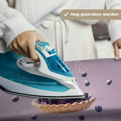 Eten - Taart - Bessen - Blauw Wandkleed katoen klein -sfeer9