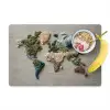 Wereldkaart - Geborduurd - Aardetinten Placemat vinyl groot -zzzproduct_Kitchenyeah-website