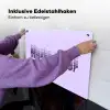 Mucho amor - Paars - Gelaagde letters Inductie beschemer met haakjes klein -ky-ophangen-de