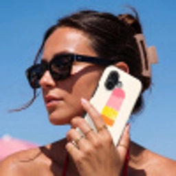 Waterijsje - Retro - Stokje - Roze Toughcase MagSafe Apple iPhone 17 klein -Sfeer2V