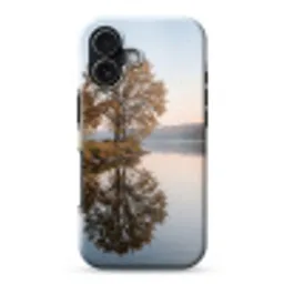 Bomen - Reflectie - Water - Zonsopgang - Serene Toughcase MagSafe Apple iPhone 17 klein -3d