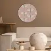 Lillibellen - Patroon - Roze Akoestische PET Vilt - Rond klein 838 -sfeer1