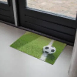 Voetbal - Grasveld - Sport - Groen Deurmat klein -sfeer2