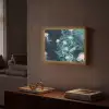 Kwallen - Zee - Wit - Golven Light Box met batterij (Wandlamp) middel -sfeer1