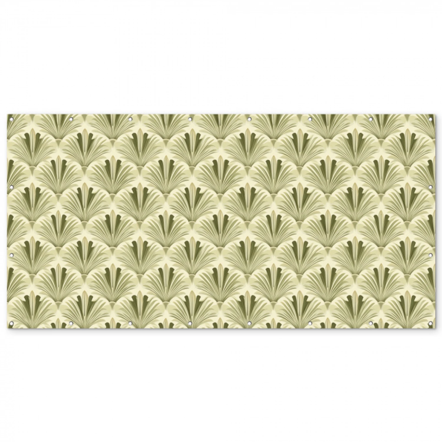 Klassiek - Waaier - Groen Balkonbeschermer Duitsland klein 596 -zz_3d