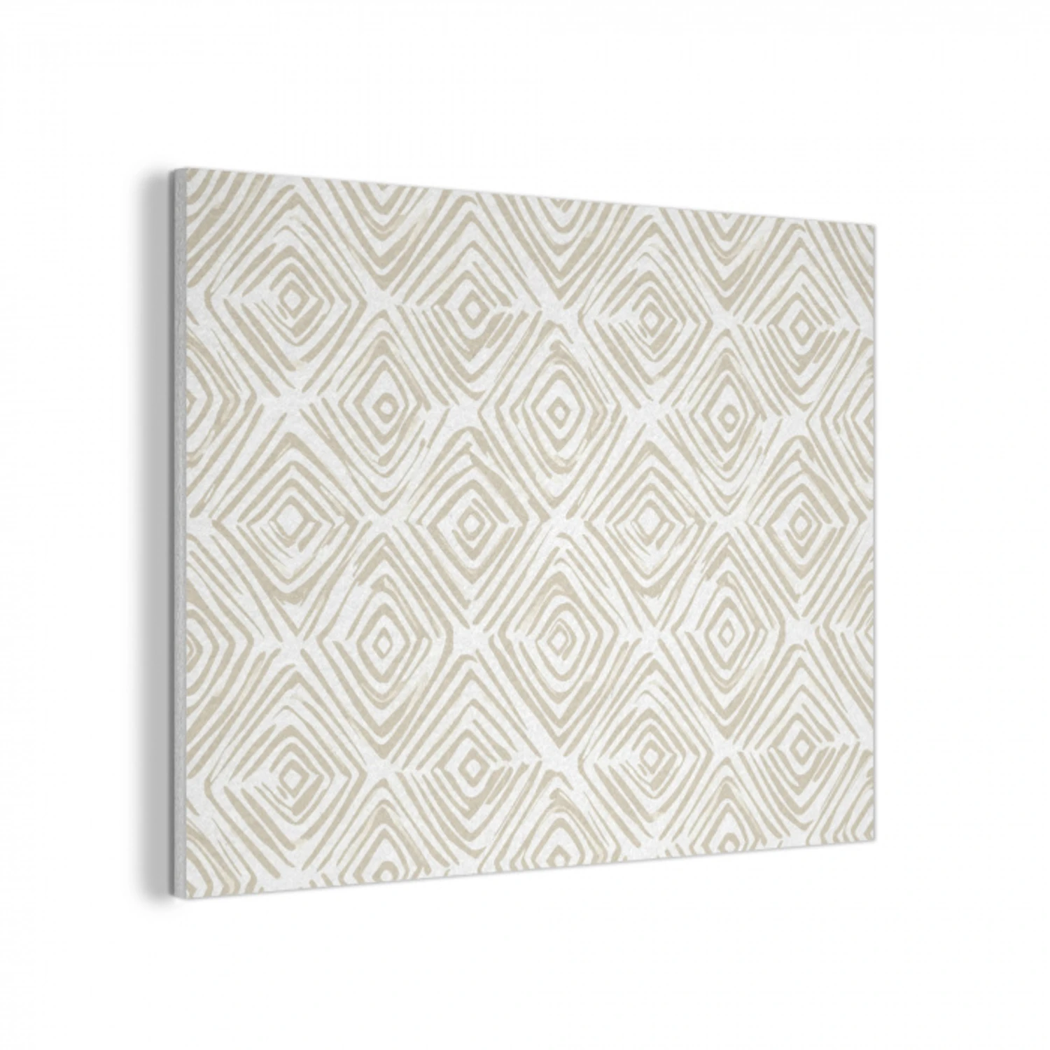 Abstract - Ruit - Beige PET vilt klein 837 -3d