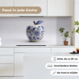 Appel - Blauw - Klassiek keuken achterwand 2 middel -sfeer4_DE