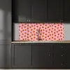 Roze - Watermeloen - Geel - Stippen keuken achterwand 2 middel 871 -sfeer1