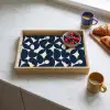 Modern - Geometrisch - Blauw Dienblad Rechthoek middel 911 -sfeer2