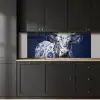 Koe - Delfts - Blauw - Artistiek keuken achterwand 2 middel -sfeer1