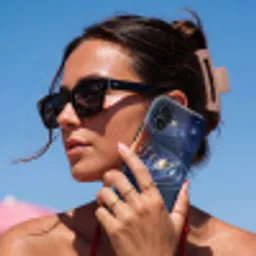 Ruimte - Zonnestelsel - Blauw Toughcase MagSafe Apple iPhone 17 klein -Sfeer2V