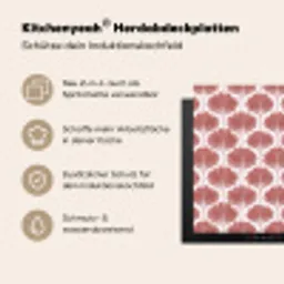Waaier - Motief - Terra Inductie beschermer vinyl 3mm middel 274 -zzzzzzusp-haakje_DE