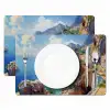 Kustdorp - Schilderij - Rotsen - Boten Placemat vinyl groot -zzsfeer2_Kitchenyeah-website