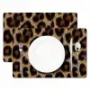 Luipaardprint - Bruin - Courage - Sierlijk Placemat vinyl groot -zzsfeer2_Kitchenyeah-website