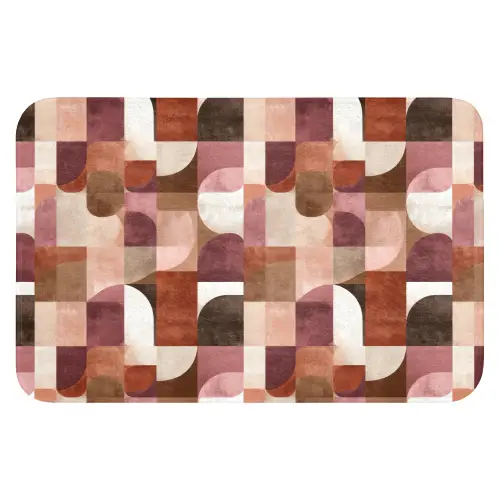 Geometrie - Modern - Retro WCmat klein 1009 -3d