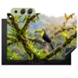 Toekan - Jungle - Natuur - Kleurrijk Inductie beschemer met haakjes klein -3d