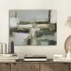 Penseelstreken - Groen - Abstract - Japandi PET vilt klein -sfeer1