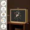 Bloemstuk - Vaas - Zwart Light Box met batterij (Wandlamp) middel -USP_websiteoverzichtDE
