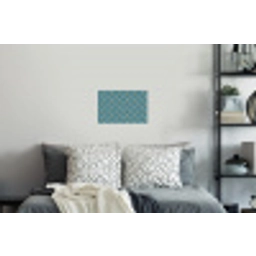 Symmetrisch - Patroon - Blauw Muursticker klein 286 -slaapkamer