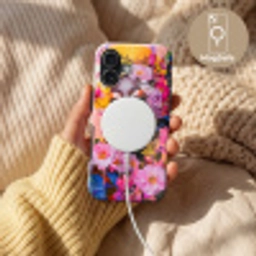 Kleurrijk - Bloemen - Vrouw - Zon Toughcase MagSafe Apple iPhone 17 klein -USP_MagsafeV