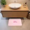 Girl power - Roze - Hartje Badmat klein -sfeer1