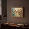 Boom - Abstract - Natuur - Kunst Light Box met batterij (Wandlamp) middel -sfeer1