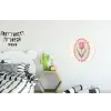 Tulp - Lijst - Ovaal - Illustratie Wandcirkel aluminium klein -kinderkamer