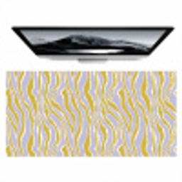 Zebra - Modern - Meerkleurig Muismat XXL klein 681 -zzz3d