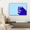 Today is a good day - Blauw - Schaduw canvas 2cm klein -sfeer6