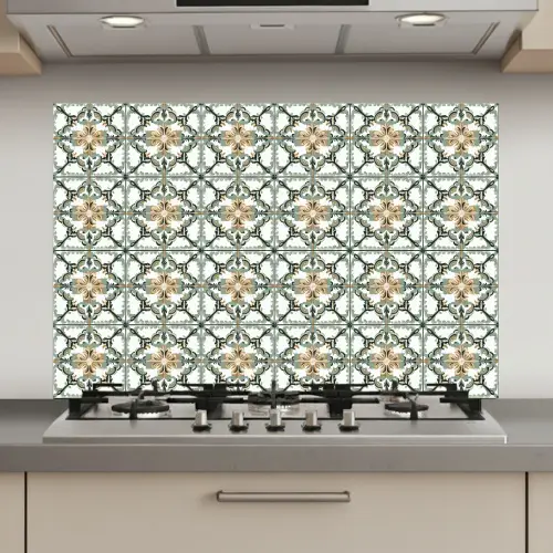 Floraal - Verweerd - Keurrijk keuken achterwand spatscherm klein 900 -3d_website