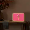 Schepijs - Roze - Hoorntje Light Box met kabel (Tafellamp) klein -sfeer4