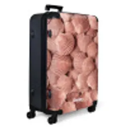 Schelpen - Patroon - Roze NBS - Large koffer - Volwassenen Unisex groot -product1