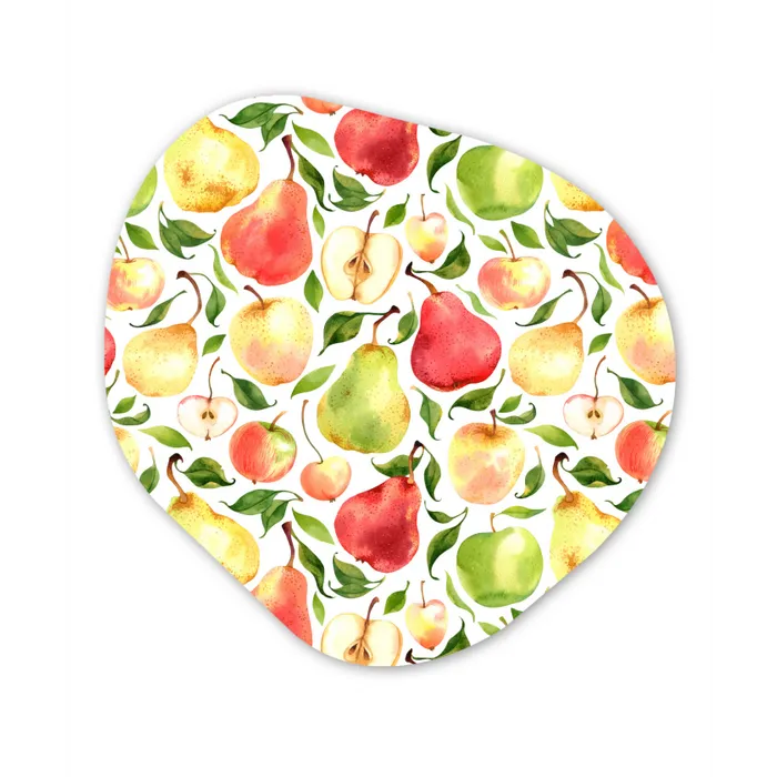 Patroon - Appels - Peren Wandcirkel Organisch Forex 3mm klein 629 -3d