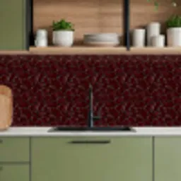 Mozaïek - Tegel - Bordeauxrood keuken achterwand 2 middel 871 -sfeer3