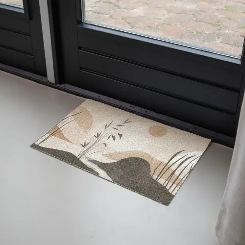 Japandi - Landschap - Beige Deurmat klein -sfeer2