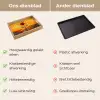 Zonnebloem - Mozaïek - Zonsondergang - Geel Dienblad Rechthoek middel -USP_VergelijkingNL