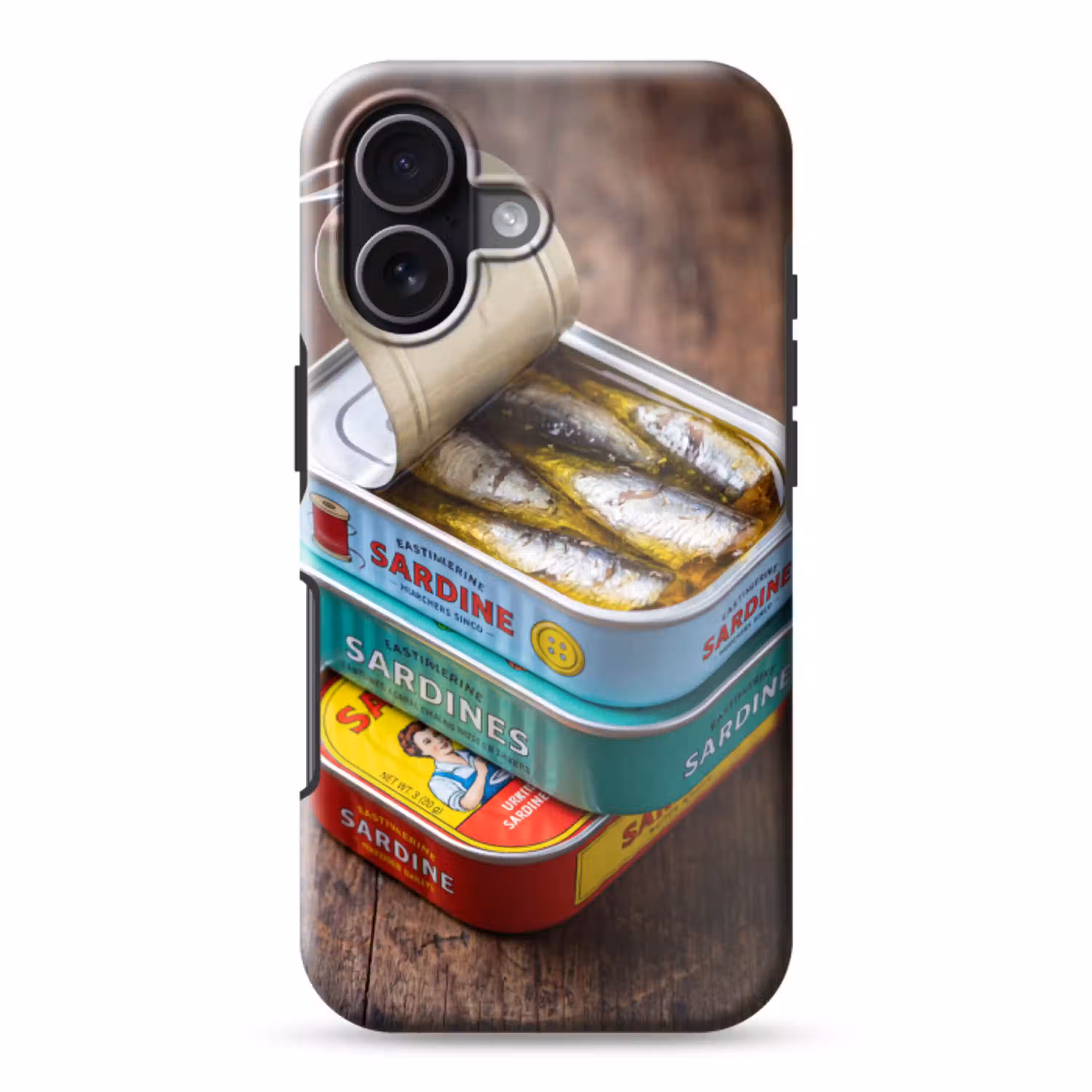 Vis - Blikjes - Keuken Toughcase MagSafe Apple iPhone 17 klein -3d