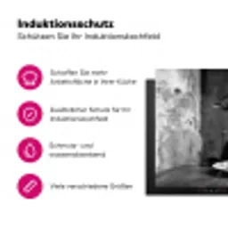 Geit - Bord - Spaghetti - Zwart Wit Inductie beschermer vinyl 3mm klein -zzzzzzz-lf-ups
